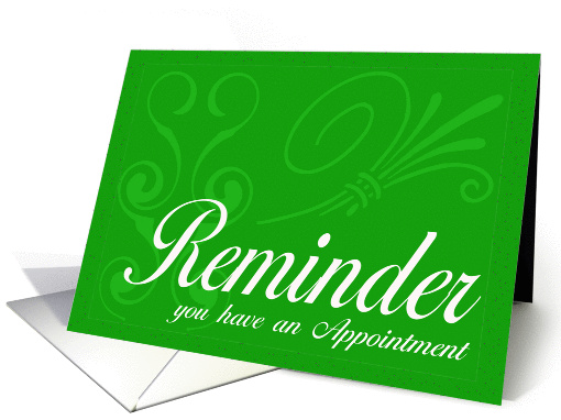 Appointment Reminder BCG card (370163)