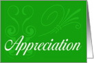 Appreciation BCG card