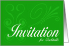 Business Invitation for mixer BCG card