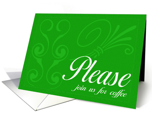 Business Invitation for coffee BCG card (370185)