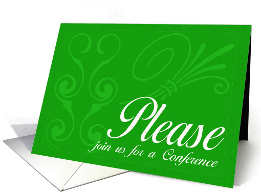 Business Invitation for conference BCG card (370187)