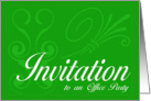 Business Invitation Office Party BCG card