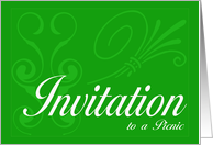 Business Invitation Picnic BCG card