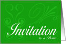 Business Invitation Picnic BCG card