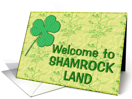 Shamrock Land, one day only. card (370613)