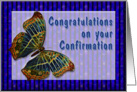 Congrats On your confirmation Enamel Butterfly card