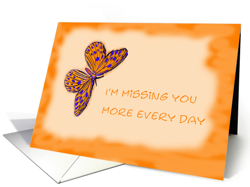 Missing you more each day card (372028)