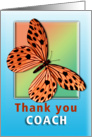 Thank you Coach card