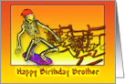 Happy Birthday Brother, Skateboarding card