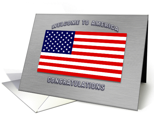 Congratulations on Becoming a Citizen card (374569)