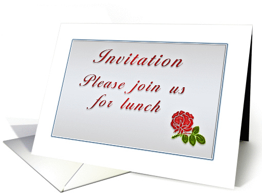 Lunch Invitation card (377524)