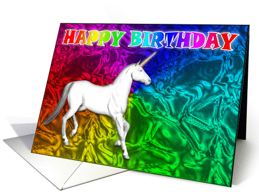Unicorn Dreams Birthday card (378687)