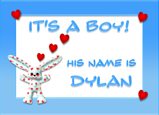 It's a boy, Dylan