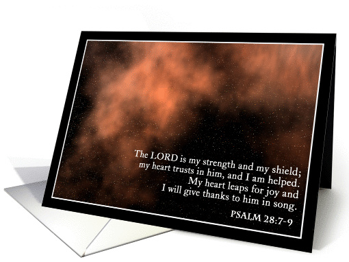 Bible Verse Universe (blank card) card (381466)