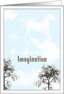 Dream big, What do you see in the clouds? card