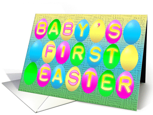 Baby's First Easter card (389011)