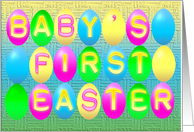 Baby’s First Easter card