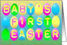 Baby’s First Easter card