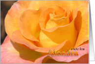 Alondra’s Note Card (blank) card