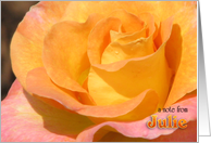 Julie’s Note Card (blank) card
