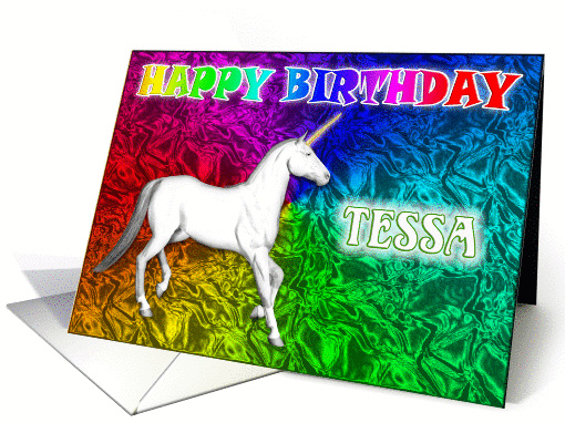 Tessa Unicorn Dreams Birthday card (392270)