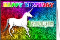 Monique’s Unicorn Dreams Birthday Card
