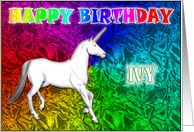 Ivy’s Unicorn Dreams Birthday Card