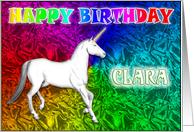 Clara’s Unicorn Dreams Birthday Card