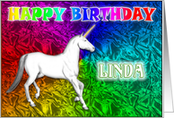 Linda’s Unicorn Dreams Birthday Card