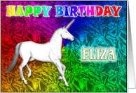 Eliza’s Unicorn Dreams Birthday Card
