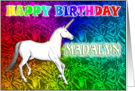 Madalyn’s Unicorn Dreams Birthday Card