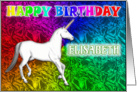 Elisabeth’s Unicorn Dreams Birthday Card