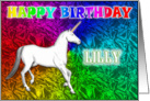 Lilly’s Unicorn Dreams Birthday Card