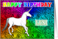 Lexi’s Unicorn Dreams Birthday Card