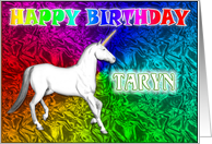 Taryn’s Unicorn Dreams Birthday Card