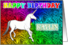 Kaylin’s Unicorn Dreams Birthday Card