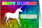 Colleen’s Unicorn Dreams Birthday Card