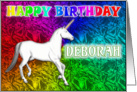 Deborah’s Unicorn Dreams Birthday Card