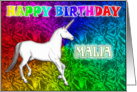 Malia’s Unicorn Dreams Birthday Card