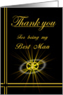 Best Man Thank you card