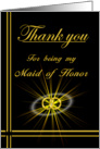 Maid of Honor Thank you card