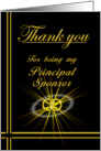 Principal Sponsor Thank you card