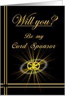 Please be my Cord Sponsor card