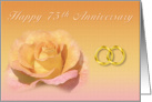 Happy 75th Anniversary card