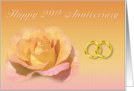 Happy 29th Anniversary card