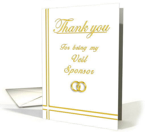 Veil Sponsor, Thank you card (395382)