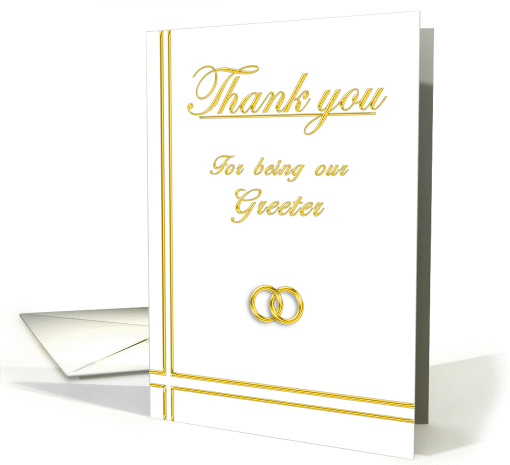 Greeter, Thank you card (395387)
