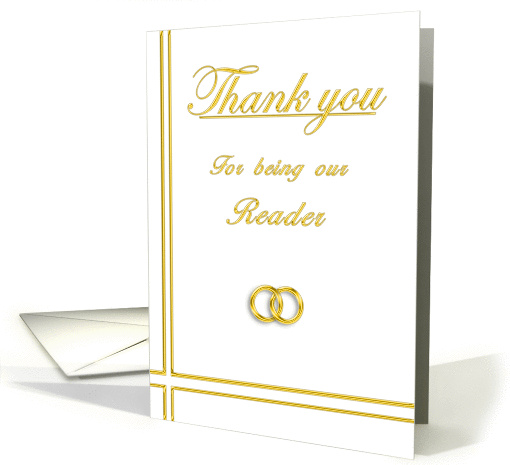 Reader, Thank you card (395393)