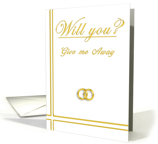 Brother, Please Give me away at my Wedding card (395632)