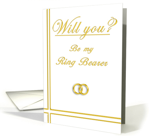 Please Be my Ring Bearer card (395671)